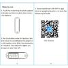 ONENUO Tuya Smart WiFi Door Sensor 80dB Sound Window Sensor Smart Life Arm Disarm Door Sensor APP Alert Alarm Door Sensor