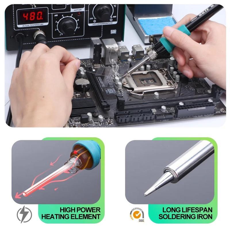 YIHUA 862D++750W Hot Air Rework Station Soldering Iron Professional Welding Equipment PCB Chip Repair