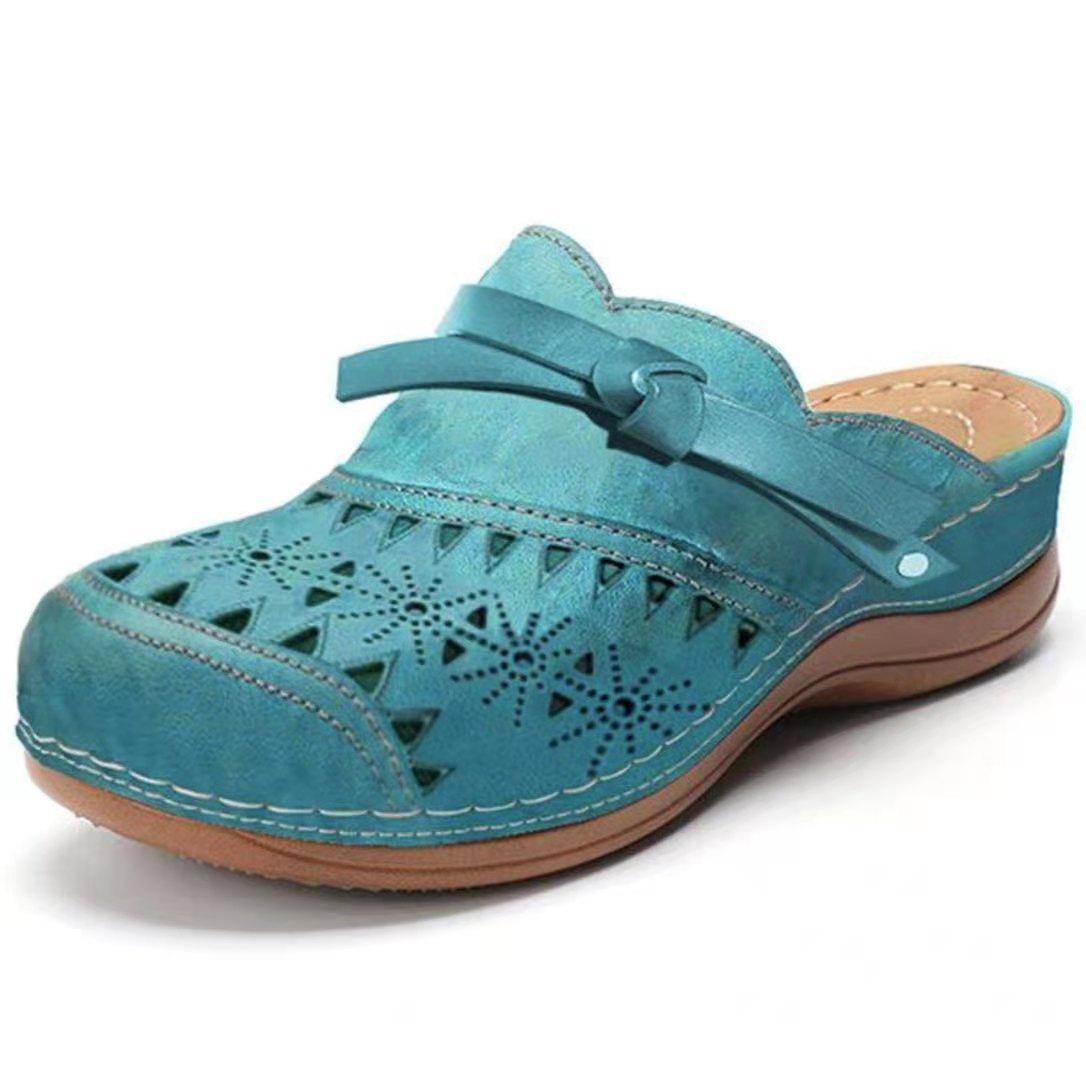 2021 Summer Plus Size Women s Closed-Toe Wedge Heel Sandals – European  American Style 37
