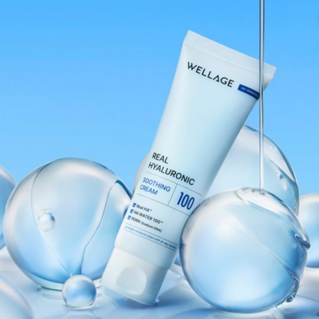 [WELLAGE] Real Hyaluronic Soothing Cream 80ml