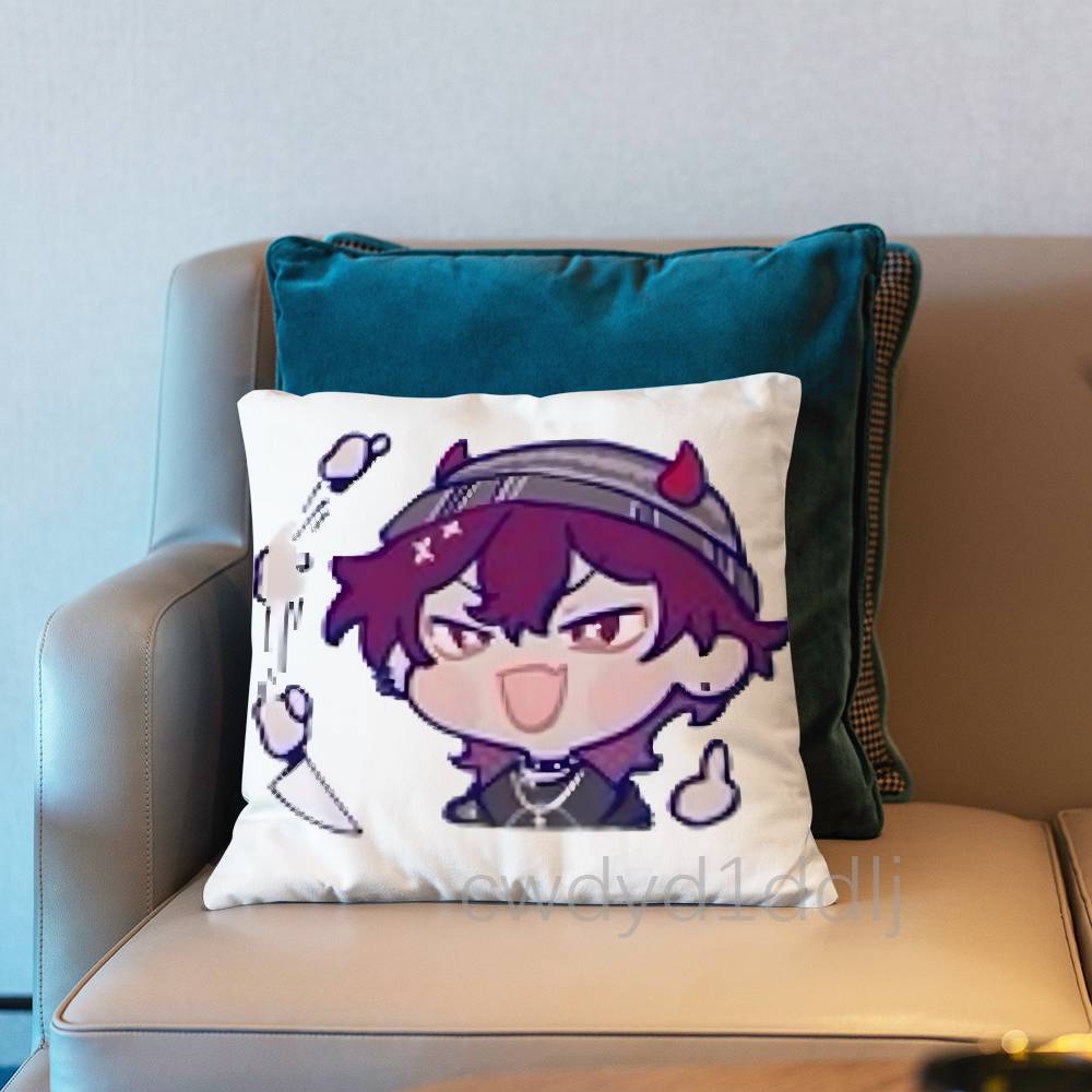 

KKiller Chat Ronin Misaki Pillowcases Cute Funny Pillow Case For Wedding Party Home Decor Comfy Pillow Cover 30x30cm