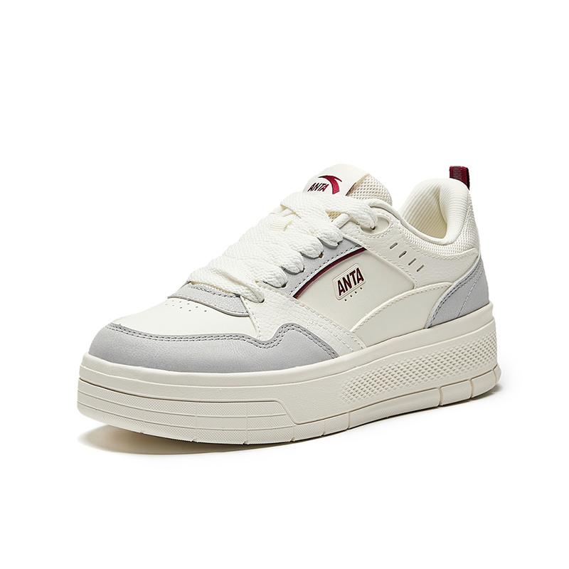 Anta Lightweight Versatile Sneakers Kids Sneakers Ivory-White Chip-Gray Lychee-Red 922518004-1