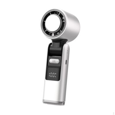 Handventilator Persönlicher Turbo-Ventilator 1-100 Geschwindigkeiten Bürstenloser Motor Multifunktional für Reise Camping mit