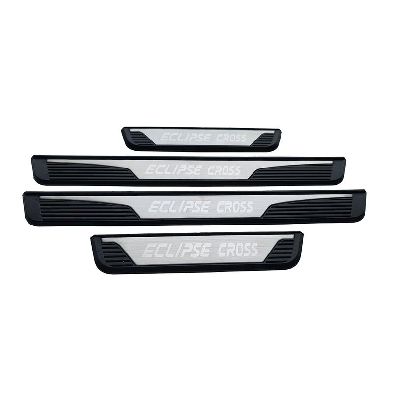 Car Door Sill Threshold Pedal Cover Trim For Mitsubishi Eclipse Cross 2018 2024 Protector Scuff Plate Guards Interior Accessorie