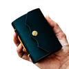 Handmade Leather Travel Journal - Customizable Retro Notebook with Simple Cover