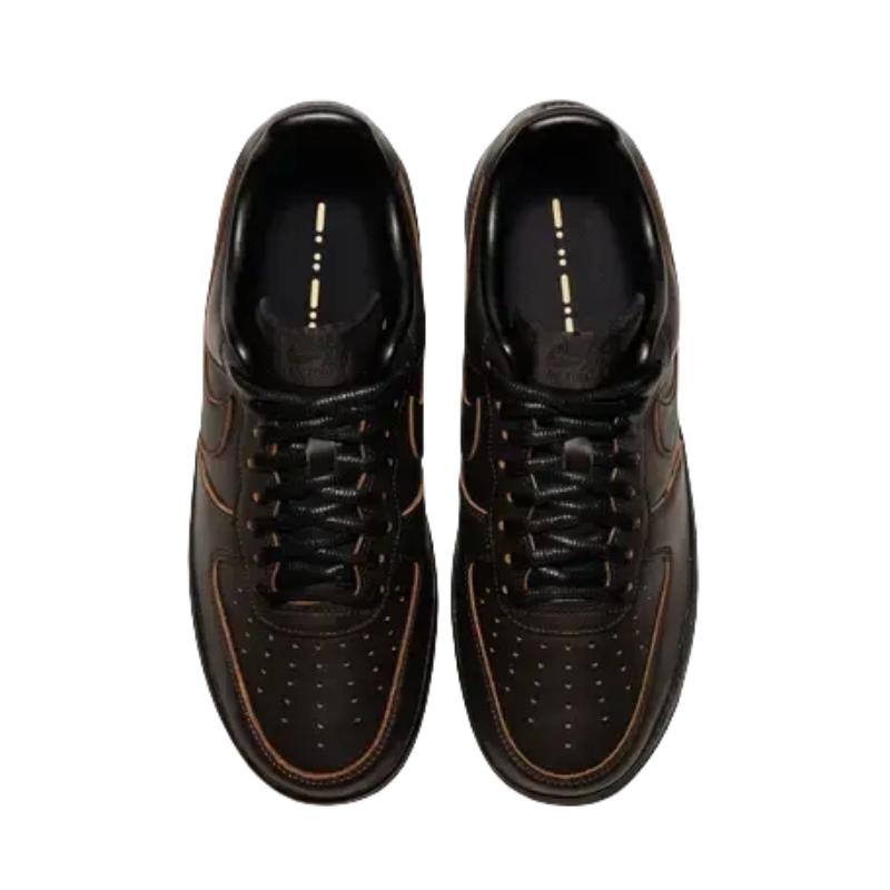 Nike Air Force 1 Low Premium Morsecode Velvet Brown Unisex Sneaker Velvet-Braun-Schwarz-Metallic-Gold-Hell-British-Tan IM8056-220