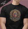 Our Lady of Guadalupe Crest | T-shirt, ORA PRO NOBIS, Virgin Mary Floral Devotional Tee On Comfort Colors