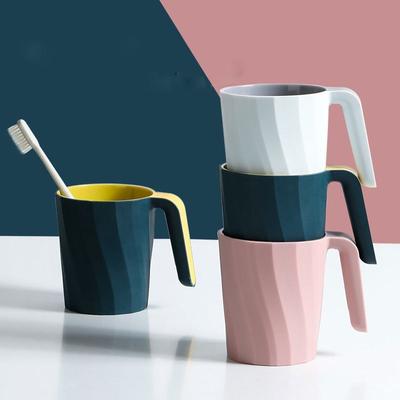 Einfache Waschen Hause Zahnbürste Tasse Kreative Nette Student Griff Zahn Tasse Pinsel Paar Paar Mund Becher