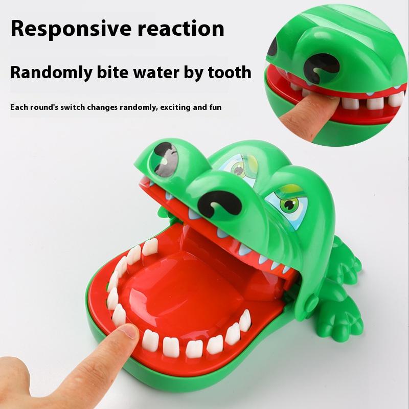 Children's Hand-biting Toys Mini Biting Fingers Big Mouth Dinosaur Pulling Teeth Creative Biting Small Toys Decompression Tricky Toys