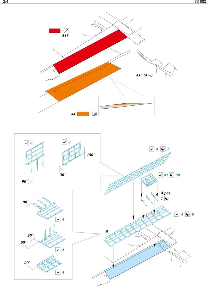 Eduard 1/72 P-36A Etching Parts (for Arma Hobby) Plastic Model Kit Parts EDU73862 (Airplane)