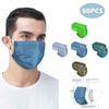 50PCS Disposable Mask 3-Layer Non-Woven Protective Breathable Mask