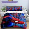 3Pcs Spiderman Urban Artwork Bedding Set Quilt Cover Pillowcase Home Christmas Xmas Halloween Gift 1 Duvet Cover 2 Pillowcase M928275