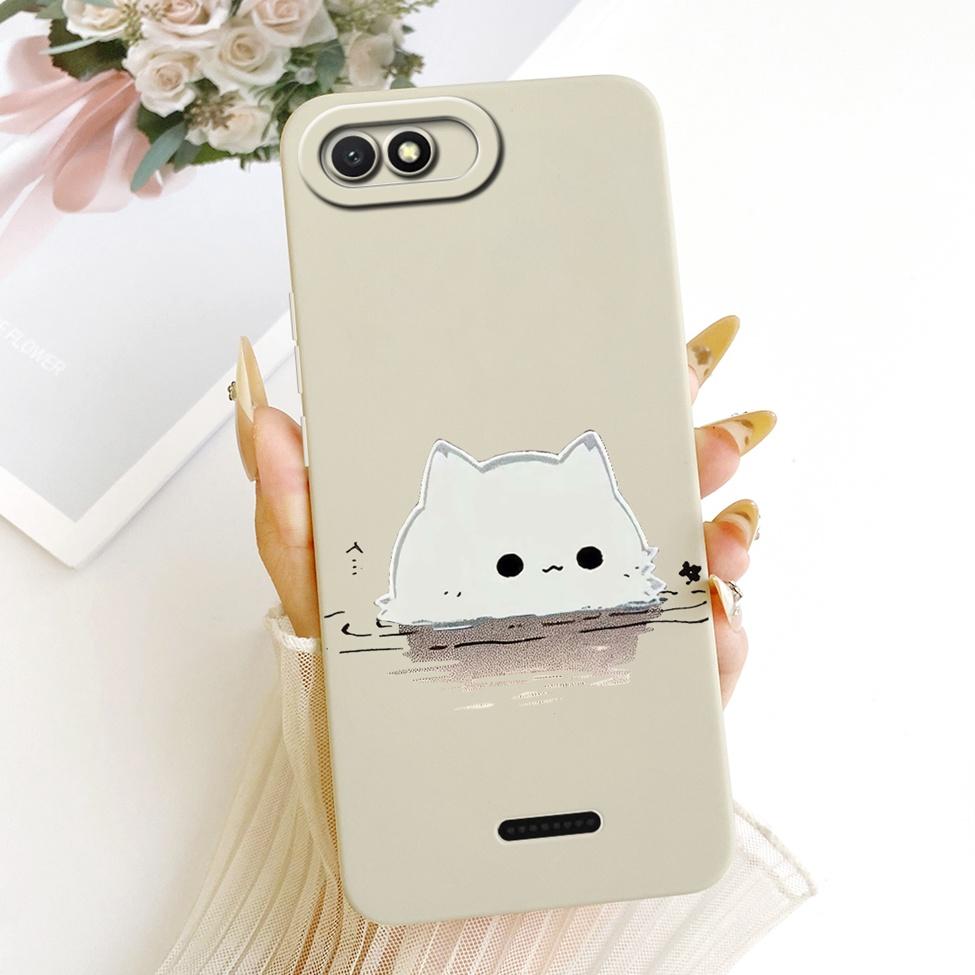 Casing For Redmi 6A Cover Fashion Cartoon Cute Funny Painted Silicone Phone Case M1804C3CG M1804C3CH M1804C3CI