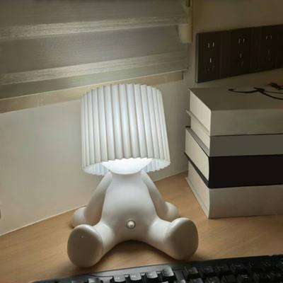 Yousheng LED Night Light Soft Glow Creative Shape Widely Application Funny Plug-in Table Lamp Boy-shaped Bedside Light Decoration