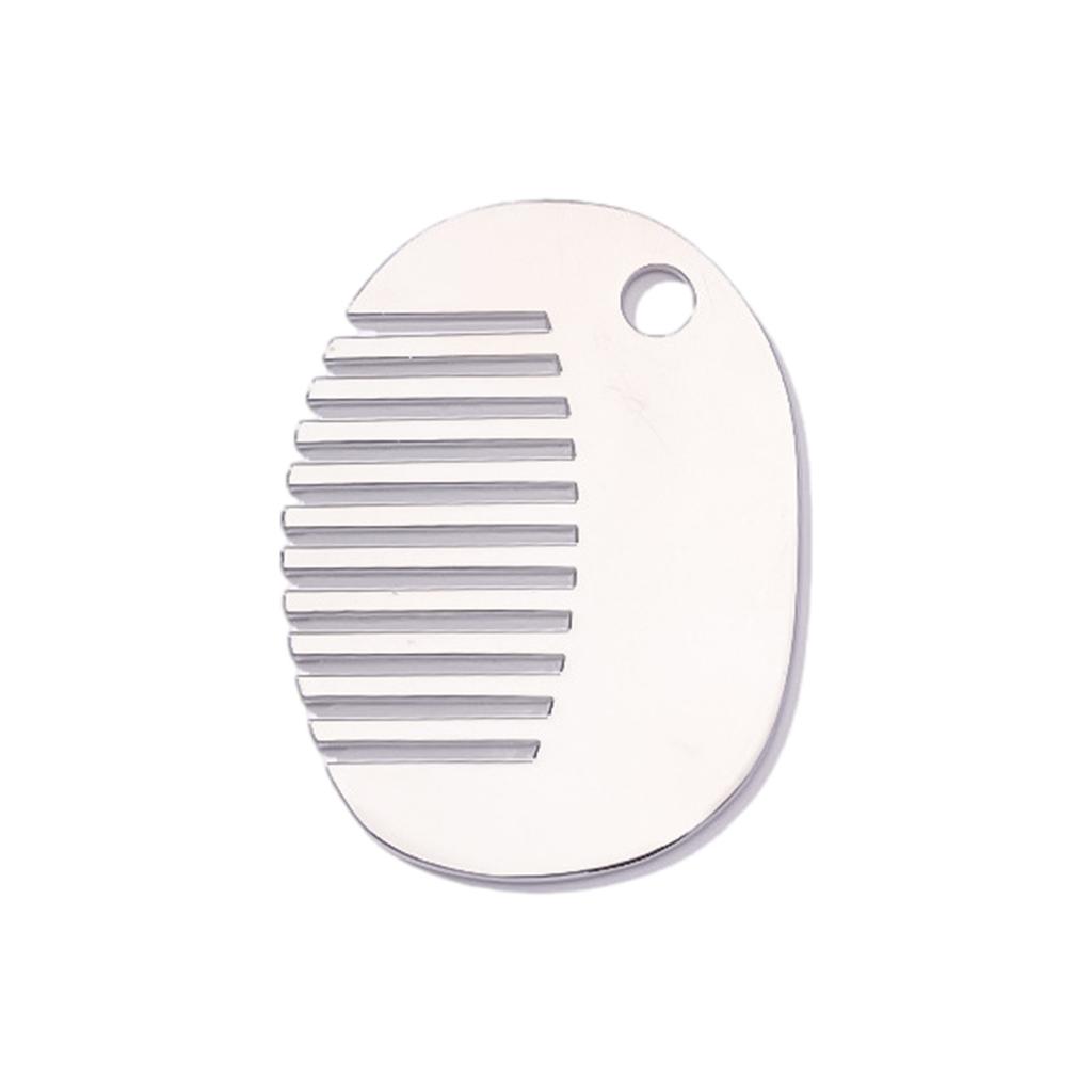 Portable Comb Necklace Pendant for Everyday Use Women Hair Grooming Tool Travel Friendly Hair Maintenance Accessory