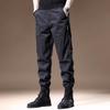 Men's Autumn Winter Fleece-Lined Jogger Harem Pants