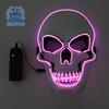 2022 Halloween Party Mask Skull Led Cool Mask Glowing Scary El Wire Mask Light Up Cosplay Mask Costume Party Supplies