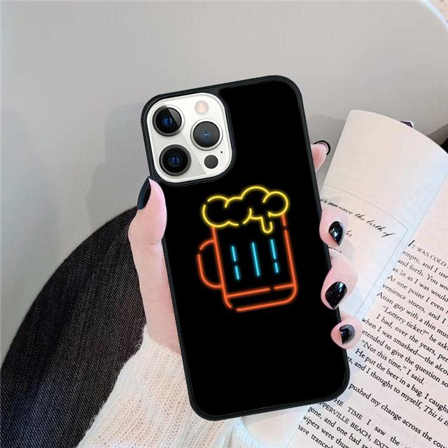 Neonlichter Schale Für iPhone 17 Air 15 16 14 13 12 Pro Max 11 Pro Max Plus Handyhülle Abdeckung