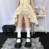 Summer Lace Socks Japanese Lolita Sweet Tube Socks Children's Black Cotton Lolita Calf Socks Tide