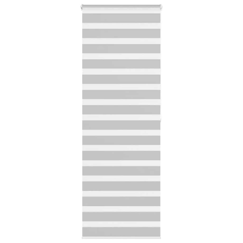 Zebra Roller Blind, Light Grey, Fabric Width 80.9 Cm, Polyester