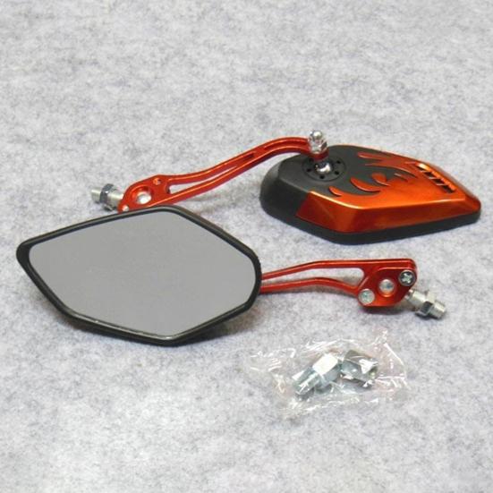 2Pcs/Set 8/10mm Motorbike Handlebar Mount Scooter Motorcycle View Rear Mirrors