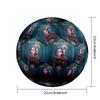 Custom Text Size 5 Soccer Ball, Standard Match Football For OutdoorArcane