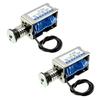 Push Pull Type Solenoid Electromagnet DC12V/24V 10mm Pull Type Linear Motion Solenoid Electromagnet Easy To Use