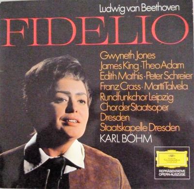 LP Record LUDWIG VAN BEETHOVEN  GWYNETH JONE  Fidelio 136438 Deutsche Grammo 1970 Germany Classical Used