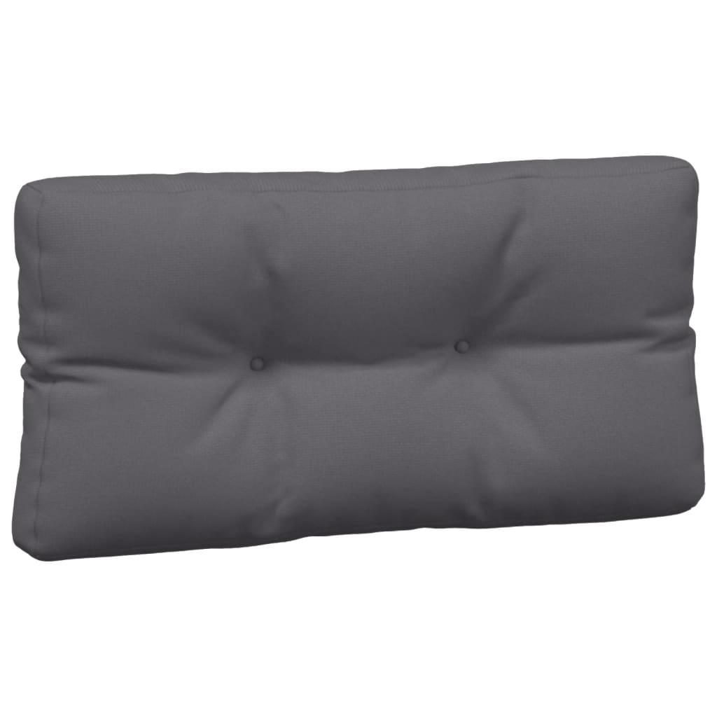 3 Piece Pallet Cushion Set Anthracite Fabric