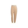 adidas Knitted Sweatpants Women's Khaki Moderate Cuffed Pants Unisex HM7083