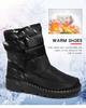 Women's Waterproof Velcro Snow Boots, Size 44, Casual Warm Winter Footwear