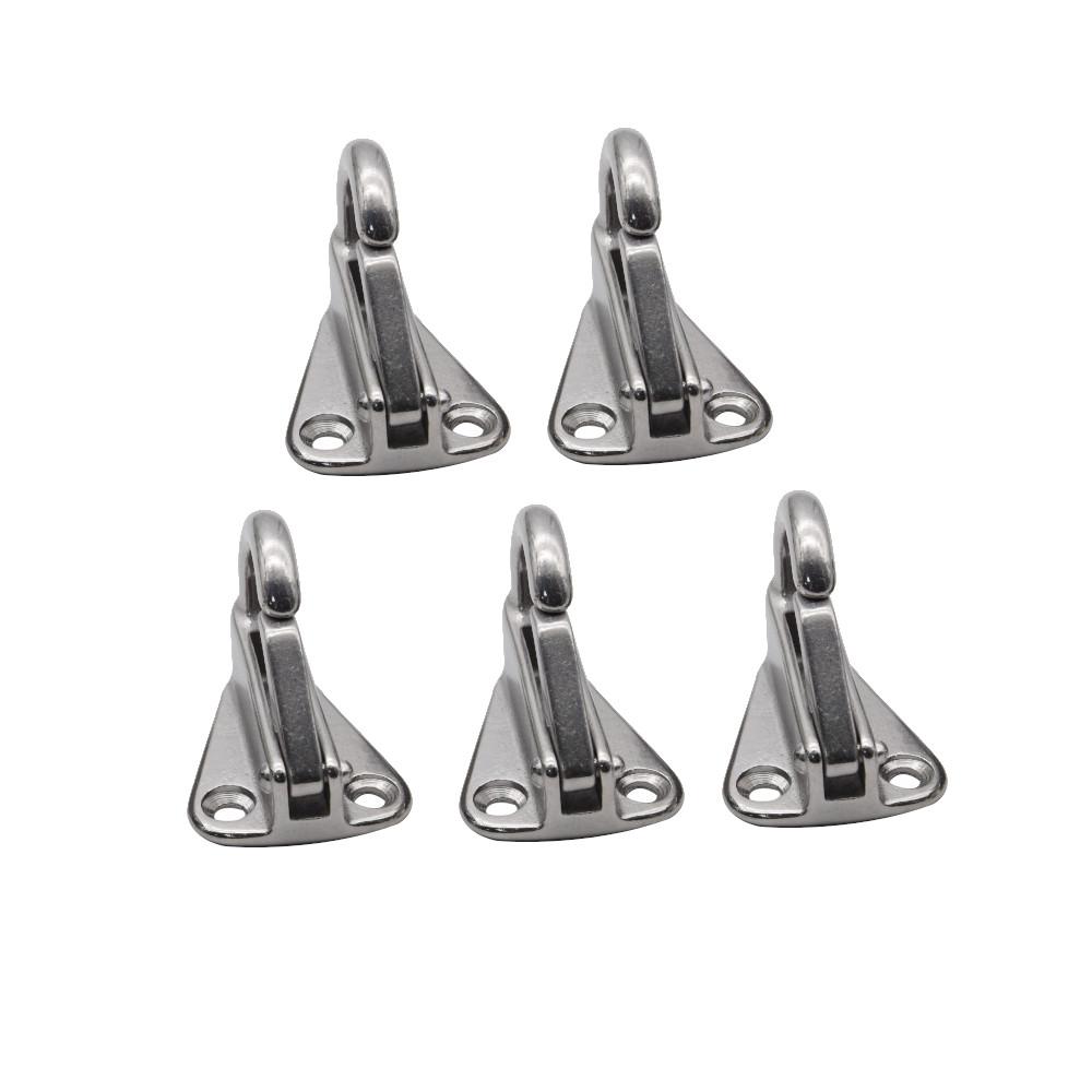 10/5PCS 316 Stainless Steel Fender Hook Spring Hook Snap Attach Rope Marine Fending Hooks Marine Hardware Boats Accessories 5PCS a lot