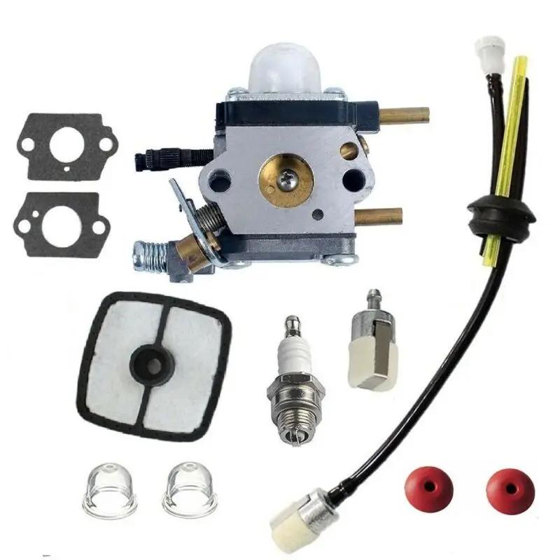 Kit de Carburador para Motocultivador Mantis 7222 7225 7222E 7222M 7225 7230 SV-5C/2 Zama C1U-K82 A021001090 C1U-K54A Línea de Combustible
