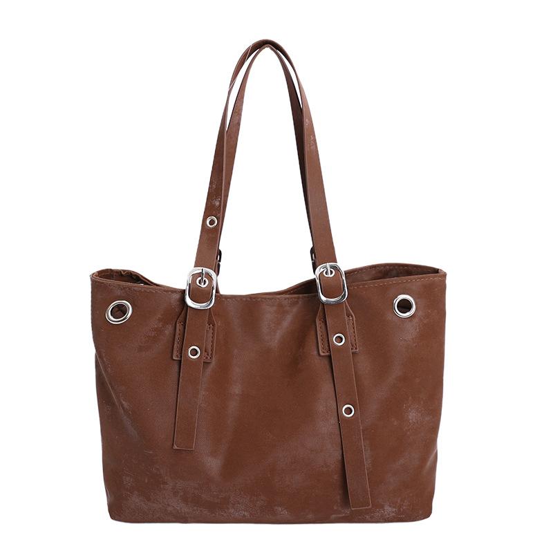 Retro large-capacity versatile high-end underarm bag women s new one-shoulder messenger tote bag