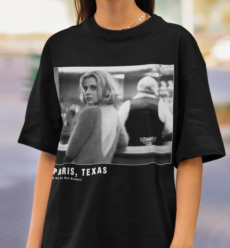Texas Movie TShirt Unisex Gift for Wim Wenders Movie Fans Vintage Movie Tee shirt Classic Art House Film Retro 80s Road Movie S
