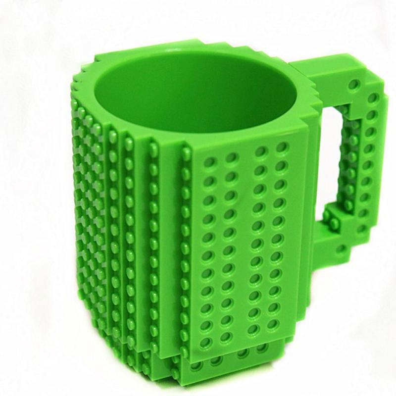 Premium Quality Build A Brick Mug With Unique Building Blocks Design Coffee Cup