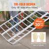 Aluminum Ramps, 1500 Lbs, Tri-Fold Ramp with Load Straps, Folding Loading Ramp for Motorcycle, Tractor, ATV/UTV, Trucks, Lawn Mower, Snow Blower, 77"L