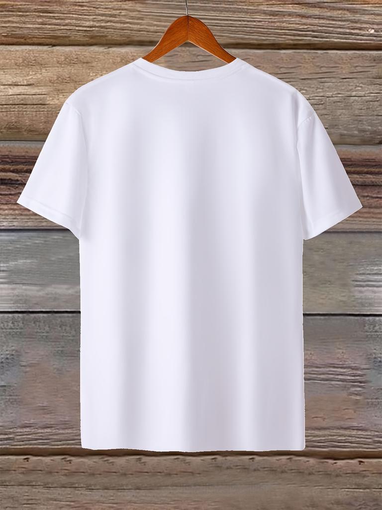 Women'S Classic White T-Shirt with  Vintage 100% Superior Quality Print - Casual Crew Neck, Short Sleeve