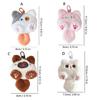 Cuddly Cat Plush Keychain Plush Cartoon Animal Ornament For Teens Girls Backpack Jewelry Decoration