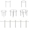 Garden Accessories Plant Support Stake Flower Growing Metal Ring Cage Adjustable Flowers Plants Support Gardening Tools