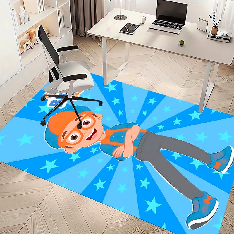 Blippi Printed Absorbent Washable Carpet, Non-Slip Bathroom Mats, Kitchen Rugs, Yoga Mat,Living Room Entrance, Camping Picnic Rugs