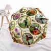 1 PC Automatic Folding Umbrella - Hummingbirds Pattern, Portable & Foldable Design with 8 Ribs, Christmas Birthday Gifts