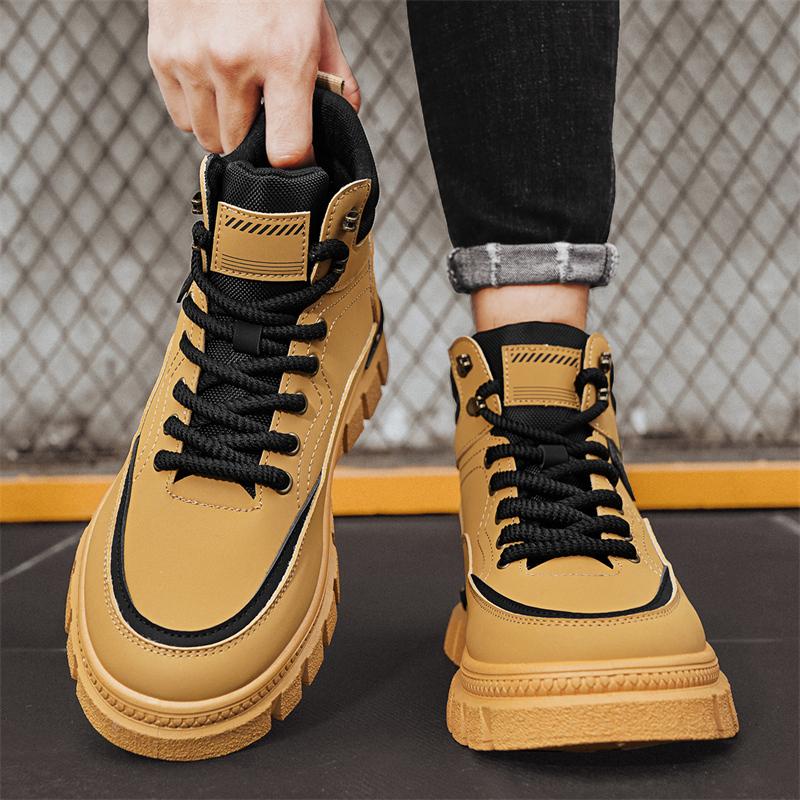 Fashion CYYTL Mens Boots Casual Shoes Cowboy Winter Combat Tactical Motorcycle Chelsea Ankle Work Outdoor Hiking Designer Luxury Leather