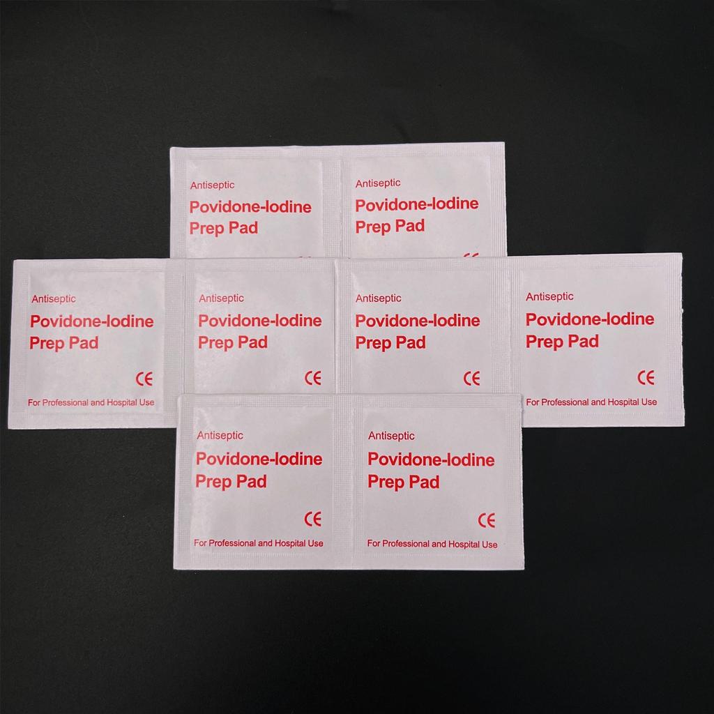 Povidone-Iodine Disinfectant Surface Wipes, 100/Box