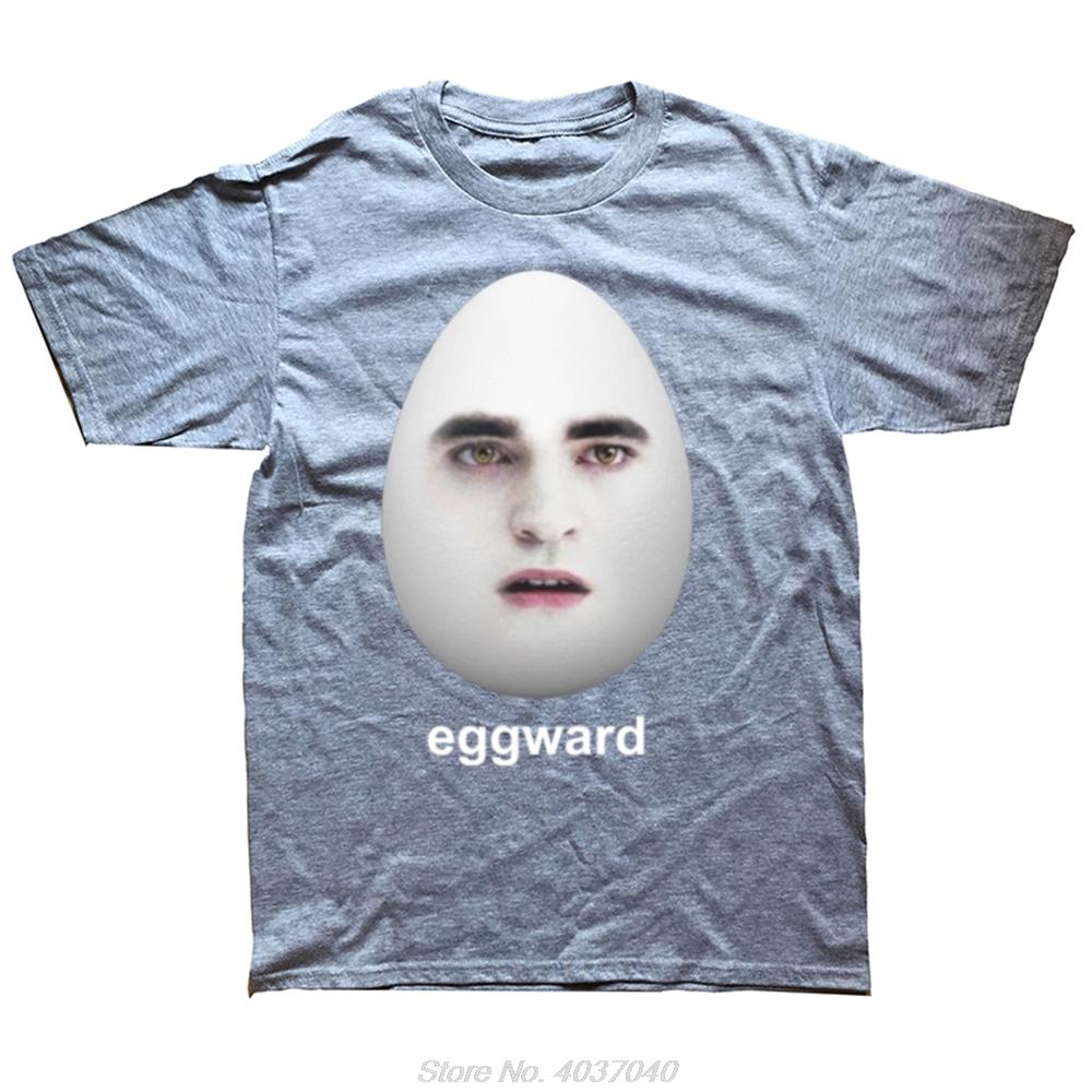 Twilight Eggward Funny Meme Tshirt Edward Cullen Robert Pattinson T Shirt Unisex Oversized Cotton Tshirt Fashion Streetwear