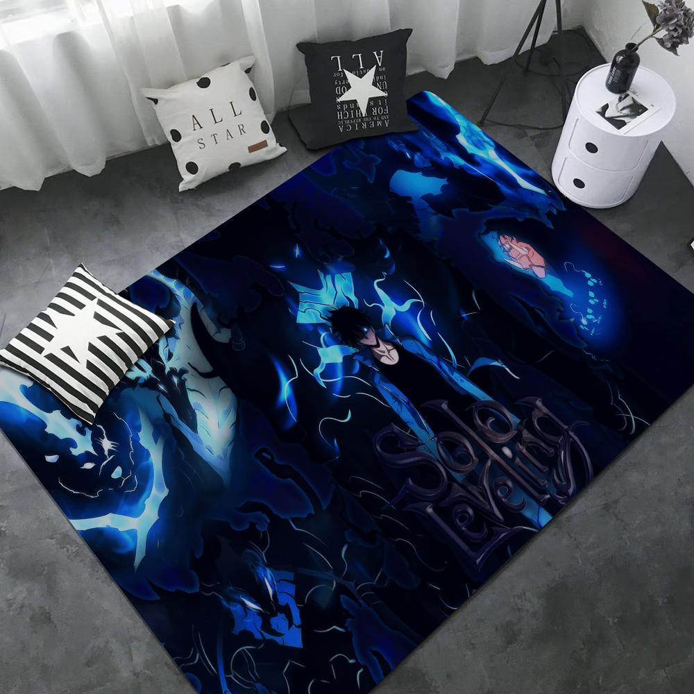 Anime Solo Leveling Maty Pokojowe Tańsze Antypoślizgowe Nowoczesny Salon Balkon Drukowane Nowoczesny Wystrój Domu