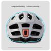 Adult Cycling Helmet with Rear LED Taillight, Adjustable Head Circumference Men Women Road Bike Safety Helmet for Outdoor Sports