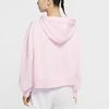 Nike 3D Logo Print Cropped Sports Sweatshirt for Women in Pink