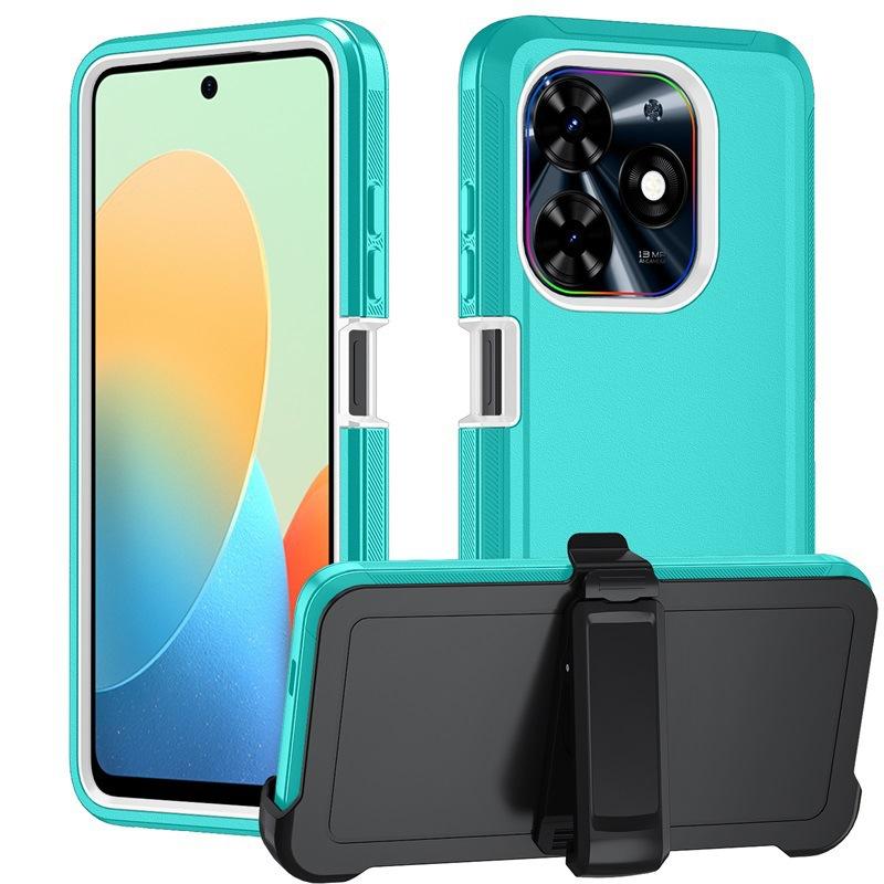 Rugged Magnetic Case for Tecno Spark 10 Pro | 360° Rotatable Stand + Anti-Slip TPU+PC | Shockproof Galaxy Cover