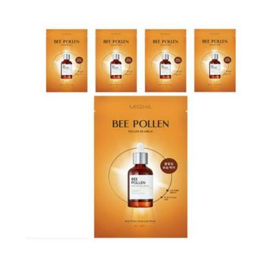 Bienenpollen Ampullenmaske 30g, 1 Blatt, 5 Stück